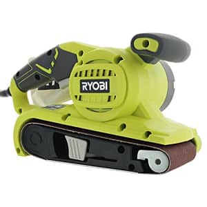 Ryobi BE319 6 Amp Portable 320 Feet / Minute Corded Belt Sander (3 x 18) w/ Onboard Removable Dust for $99