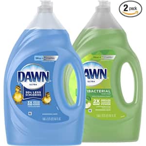 Dawn Ultra Dish Soap + Dawn Antibacterial Hand Soap 56-oz. Bottles for $14 w/ Sub & Save