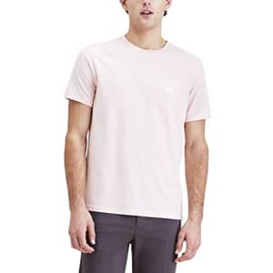 Dockers Men's Slim Fit Short Sleeve Graphic Tee Shirt, (New) Rose Quartz Pink-Anchor Logo, 2X-Large for $9