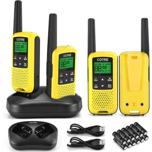 Walkie Talkie 4-Pack w/ NOAA Weather Alerts for $35 Walkie Talkie 4-Pack w/ NOAA Weather Alerts for $35