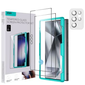 ESR Screen Protector Set for Samsung Galaxy S24 Ultra for $3 ESR Screen Protector Set for Samsung Galaxy S24 Ultra for $3