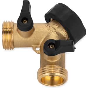 Camco Brass Shut-Off Y Valve for $8