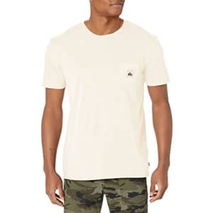 Quiksilver Men's Sub Mission Ss Tee Shirt, Antique White, S for $21