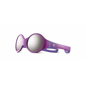 Julbo Loop Children's Sunglasses, Pink/Purple Frame - Spectron Smoke Lens w/Silver Mirror, Medium for $40