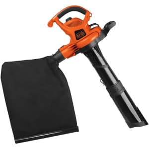 Black + Decker Lawn and Garden Products at Amazon. Pictured is the Black+Decker 12A 3-in-1 Electric Leaf Blower for $82.99, a low by $31.