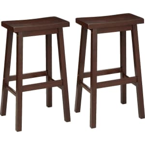 Mainstays Counter Height Backless Saddle Stool Set for $53