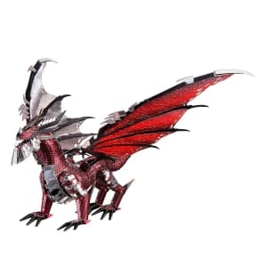 Piececool Black Dragon King 3D Metal Model Kit for $17