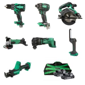 Metabo HPT 18V 7-Tool Combo Kit w/ Soft Case for $269 Metabo HPT 18V 7-Tool Combo Kit w/ Soft Case for $269