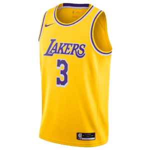 Nike Men's Anthony Davis Lakers Icon Edition 2020 NBA Swingman Jersey for $40