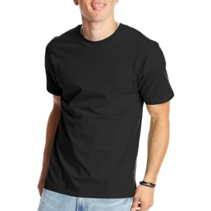 Hanes Men's Beefyt T-Shirt for $8