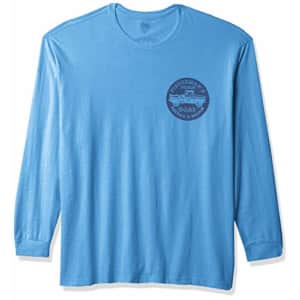 IZOD Men's Big Saltwater Long Sleeve Graphic T-Shirt, Blue Revival Boat Repair, X-Large Tall for $19 IZOD Men's Big Saltwater Long Sleeve Graphic T-Shirt, Blue Revival Boat Repair, X-Large Tall for $19