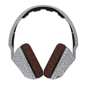 Skullcandy Crusher Headphones with Built-in Amplifier and Mic, Microfloral Grey and Black for $100 Skullcandy Crusher Headphones with Built-in Amplifier and Mic, Microfloral Grey and Black for $100