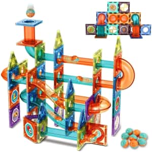 BeePrincess 98-Piece Magnetic Tile Toy Set for $25 BeePrincess 98-Piece Magnetic Tile Toy Set for $25