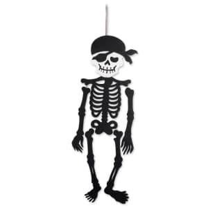 Pirate Skeleton Foam Halloween Hanging Door Decoration for $8