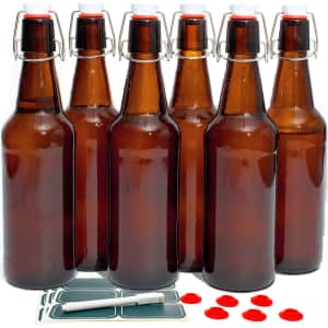 Otis Classic Swing Lid 16-oz. Glass Bottle 6-Pack for $17 Otis Classic Swing Lid 16-oz. Glass Bottle 6-Pack for $17