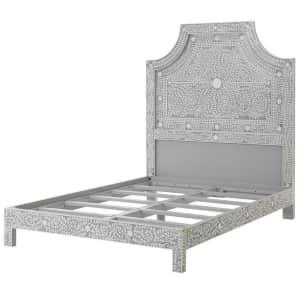 Home Decorators Collection Dhara Inlaid Solid Hardwood Queen Bed for $1,099 Home Decorators Collection Dhara Inlaid Solid Hardwood Queen Bed for $1,099