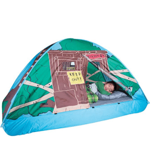 Pacific Play Tents Kids' Tree House Bed Tent for $30