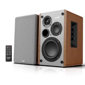Moukey Bluetooth Bookshelf Speaker Pair for $74 Moukey Bluetooth Bookshelf Speaker Pair for $74