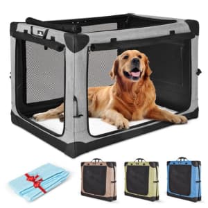 Arc USA 38" Collapsible Dog Crate for $60