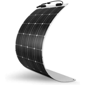 Renogy 100W 12V Flexible Monocrystalline Solar Panel for $126