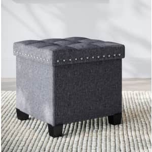 Nathan James Payton Foldable Cube Storage Ottoman for $35 Nathan James Payton Foldable Cube Storage Ottoman for $35