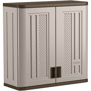 Suncast Wall Mounted Resin Storage Cabinet for $85 Suncast Wall Mounted Resin Storage Cabinet for $85