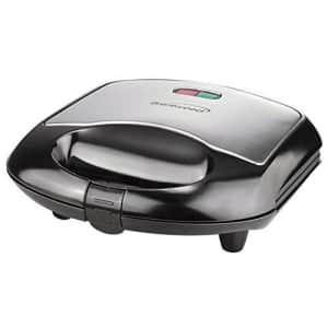 Brentwood Compact Dual Sandwich Maker, Non-Stick, Black for $38
