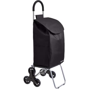 AmazonBasics 44" Folding Stair Climber Shopping Cart for $62 AmazonBasics 44" Folding Stair Climber Shopping Cart for $62