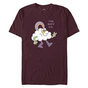 NEFF Good Weather Young Men's Short Sleeve Tee Shirt, Burgundy, X-Large for $19