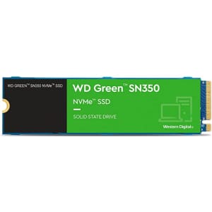 WD Green SN350 2TB NVMe M.2 2280 PCIe 3.0 QLC Internal SSD for $140