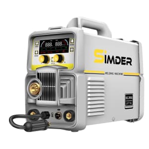 S Simder 4-in-1 Aluminum MIG Welder for $253