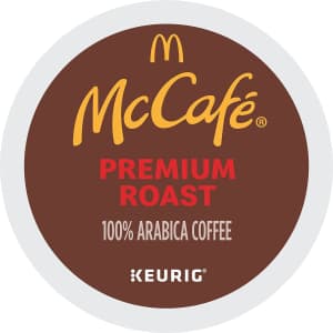 McCafé Coffee McCafé Premium Roast Medium K-Cup 72-Pack for $24 via Sub & Save
