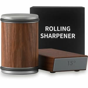 Rolling Knife Sharpener Kit for $19