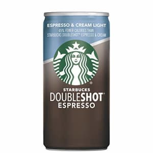Starbucks Doubleshot, Espresso + Cream Light, 6.5 Ounce, 12 Pack for $21