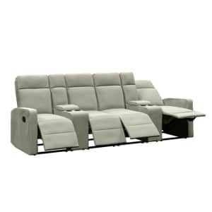 ProLounger 4-Seat Reclining Chenille Sofa for $955 ProLounger 4-Seat Reclining Chenille Sofa for $955