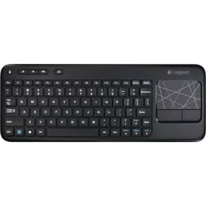 Logitech K400 Wireless Touchpad Keyboard for $35