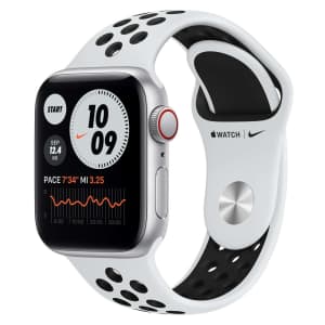 1st-Gen. Apple Watch SE GPS + Cellular 44mm Smartwatch w/ Nike Sport Band for $201