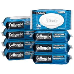 Cottonelle Freshfeel Flushable Wet Wipes 8-Pack for $12 via Sub. & Save