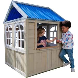 KidKraft Cooper Wooden Outdoor Playhouse for $80