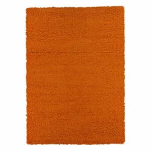 Ottomanson Collection shag area rug, 3'3" x 4'7", Orange for $26