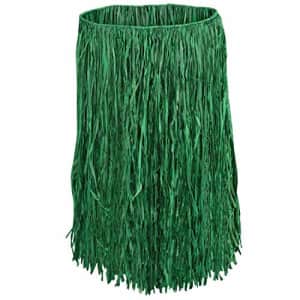 Beistle Adult Raffia Hula Skirt Party Supplies, 31"W x 28"L, Green for $15