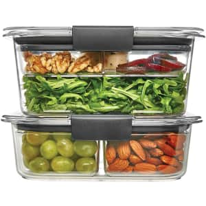 Rubbermaid Brilliance 9-Piece Food Storage Container for $48