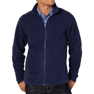 Amazon Essentials Men's Full-Zip Fleece Jacket (size XS) for $9