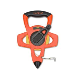 Crescent Lufkin 1/2" x 50' Hi-Viz Orange Fiberglass Tape Measure - FE050 for $28 Crescent Lufkin 1/2" x 50' Hi-Viz Orange Fiberglass Tape Measure - FE050 for $28