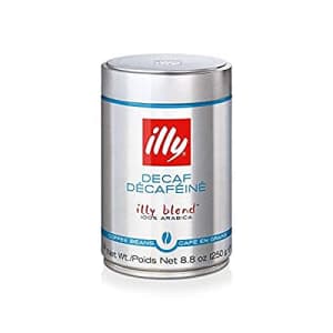 illy Decaffeinated Whole Bean Coffee, Medium Roast, Classic Roast with Notes Of Chocolate & for $17