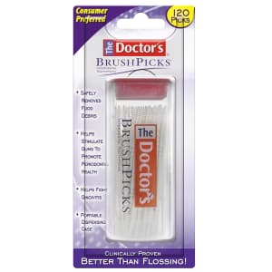 The Doctor's BrushPicks 120-Pack for $1.74 via Sub & Save