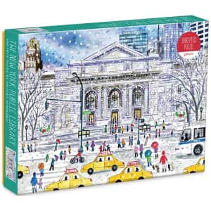 Galison Michael Storrings 5th Avenue 1,000-Piece Jigsaw Puzzle for $4