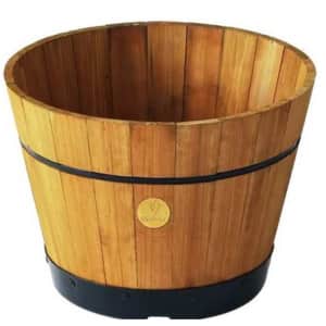Vegtrug DIY Medium No-Rot Base Cedar Barrel for $22