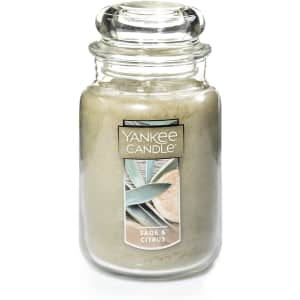 Yankee Candle Sage & Citrus Large Jar Candle for $17