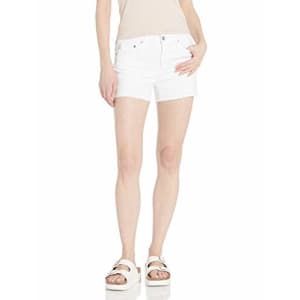 AG Adriano Goldschmied Women's Hailey Cut-Off Shorts, 1 YR Optic White, 31 for $23